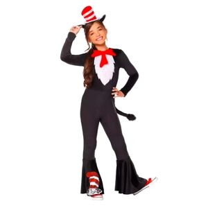 Halloween Dr. Seuss "Cat in the Hat" kids Costume - size Large (kids)